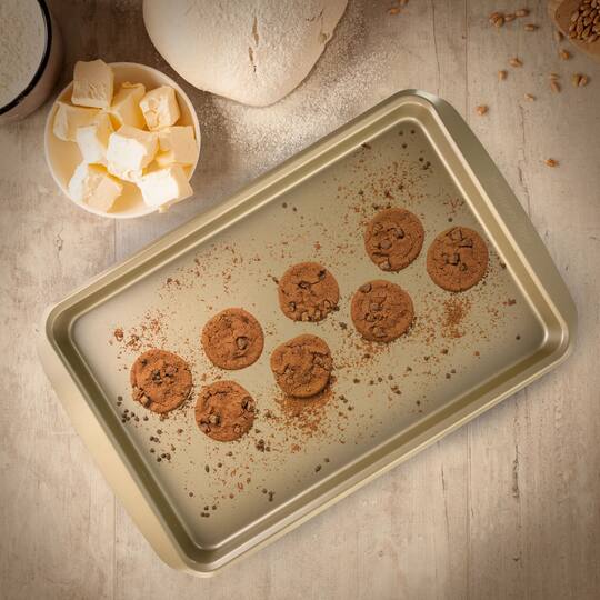 Kenmore Elite 15" Nonstick Carbon Steel Rectangular Cookie Sheet